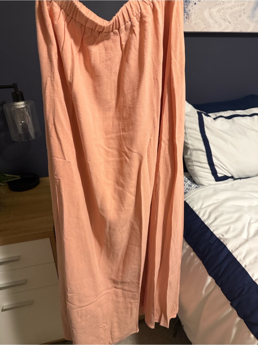 ALEEZA Paris Blush Pink NWT skirt M (look at callout regarding twisted waist) - Picture 6 of 6